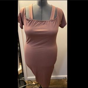 Plus Jenna strappy neck midi bodycon - never worn